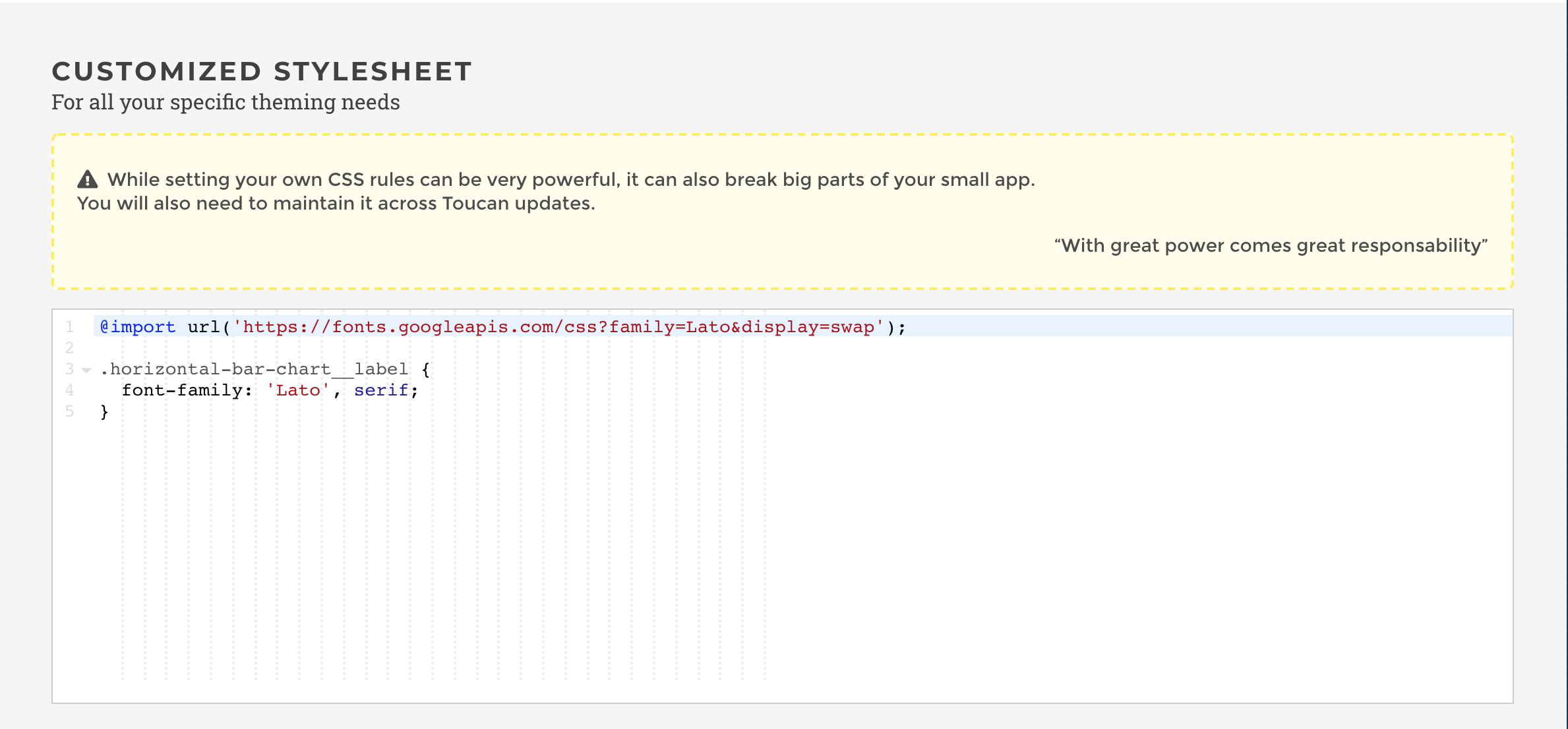 custom-css-interface