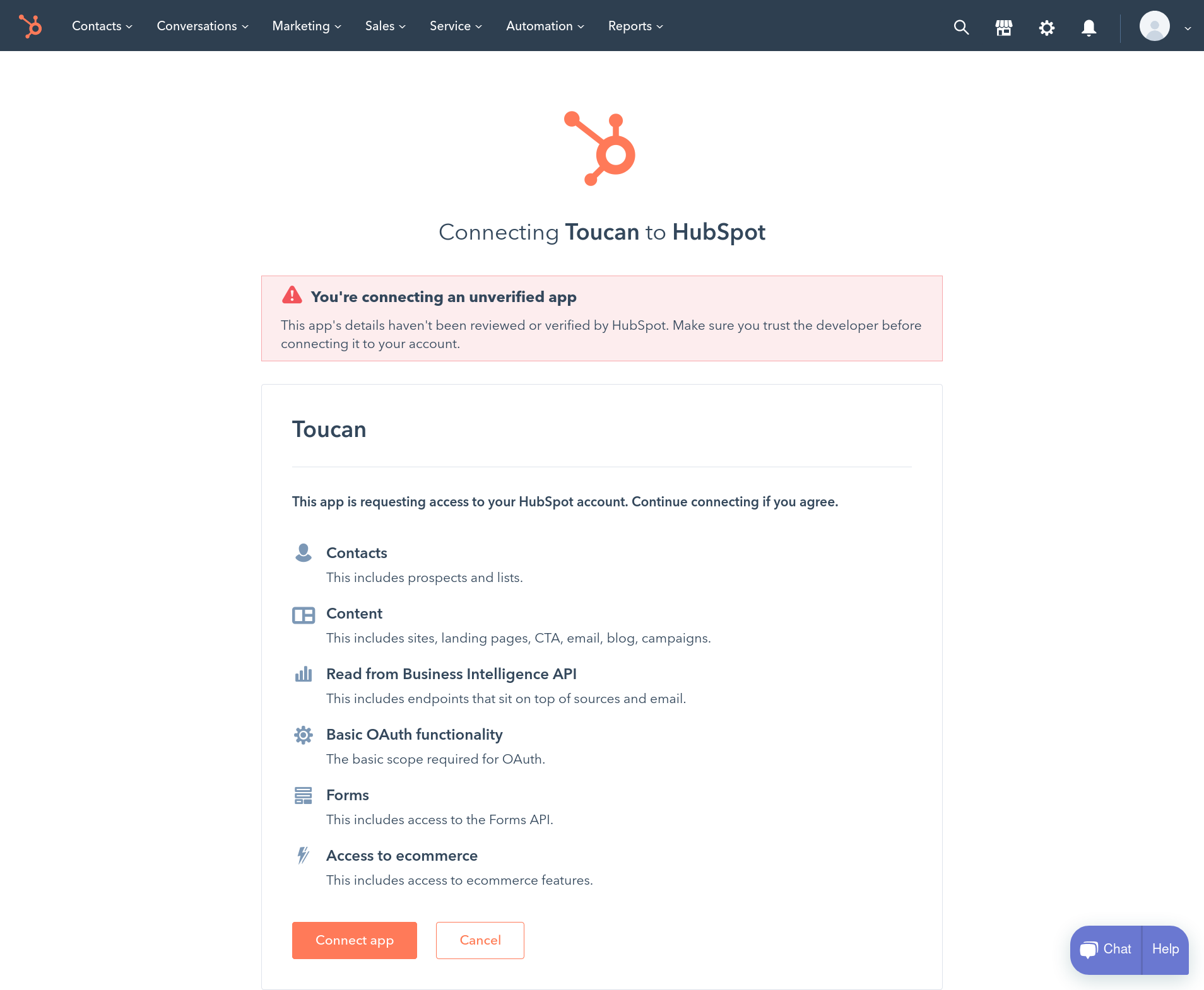 HubSpot_create_connector_step_5