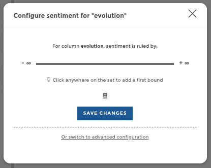 Clicking on Configure